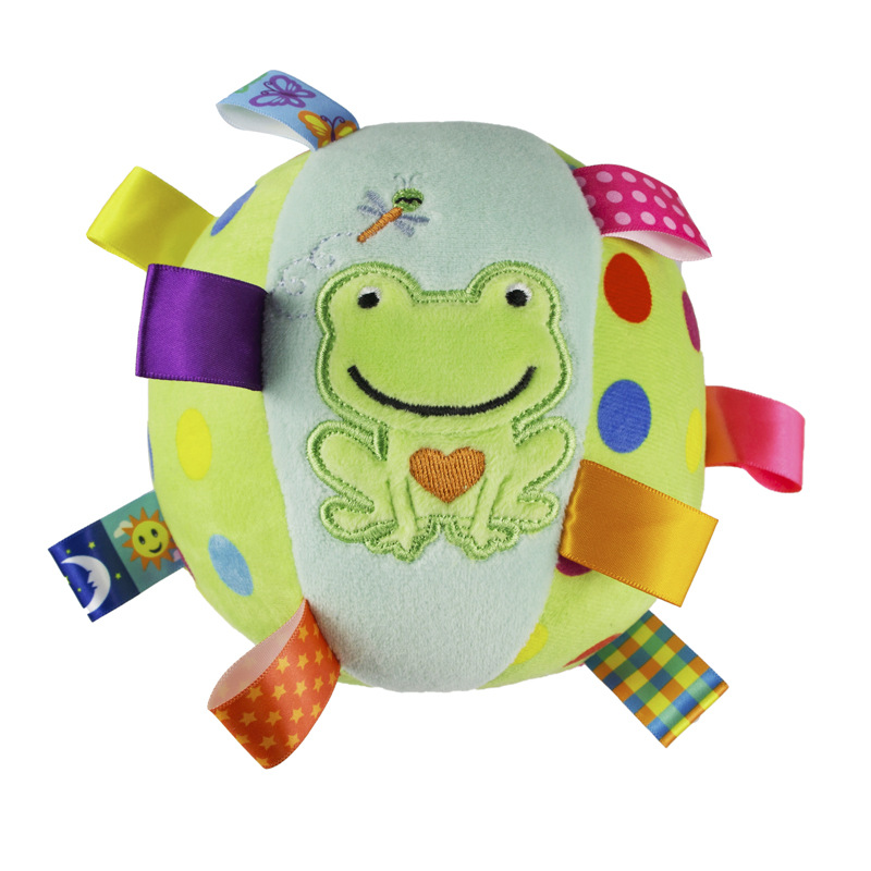 Colorful Squeaky Hanging Dog Training Toy, Squeaky Hanging Dog Toy, Dogs Ball With Ribbons And Bell, Pet Interactive Fetch Toys For Small Medium Dog Training Toy image 6
