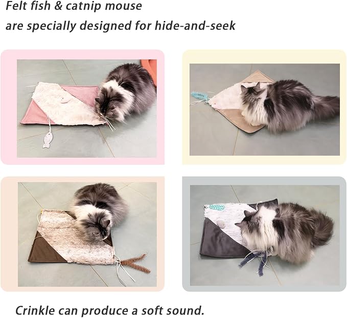 Crinkle Play Mat with Catnip image 2
