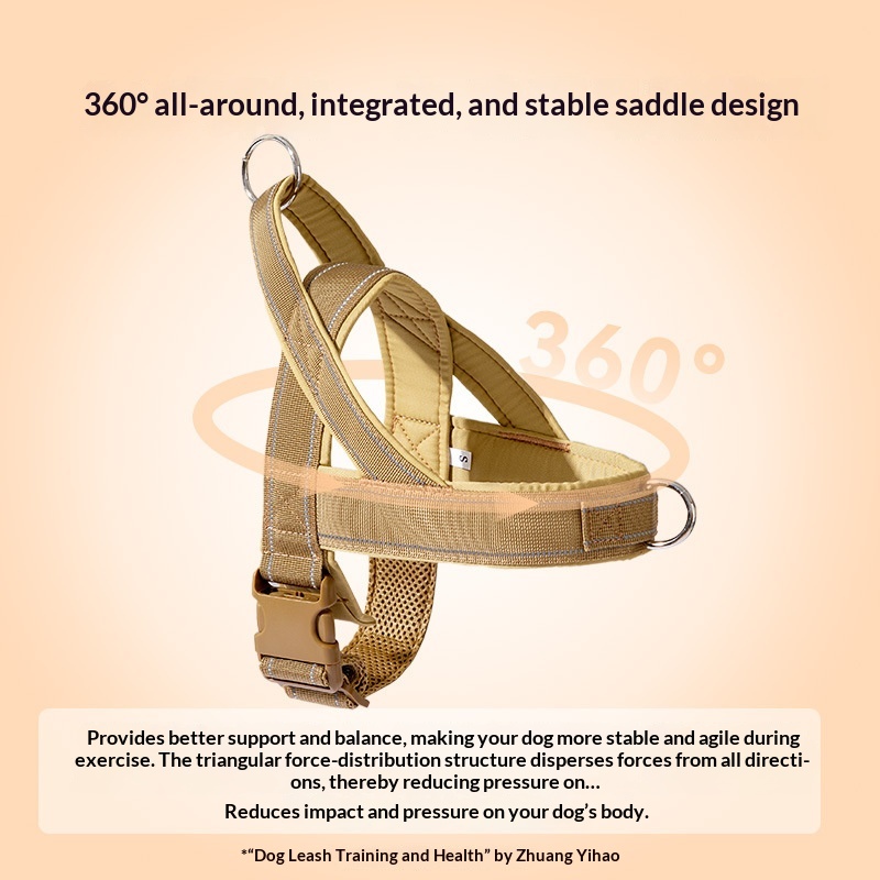 Double D-ring Explosion-proof Tactical Dog Harness image 4