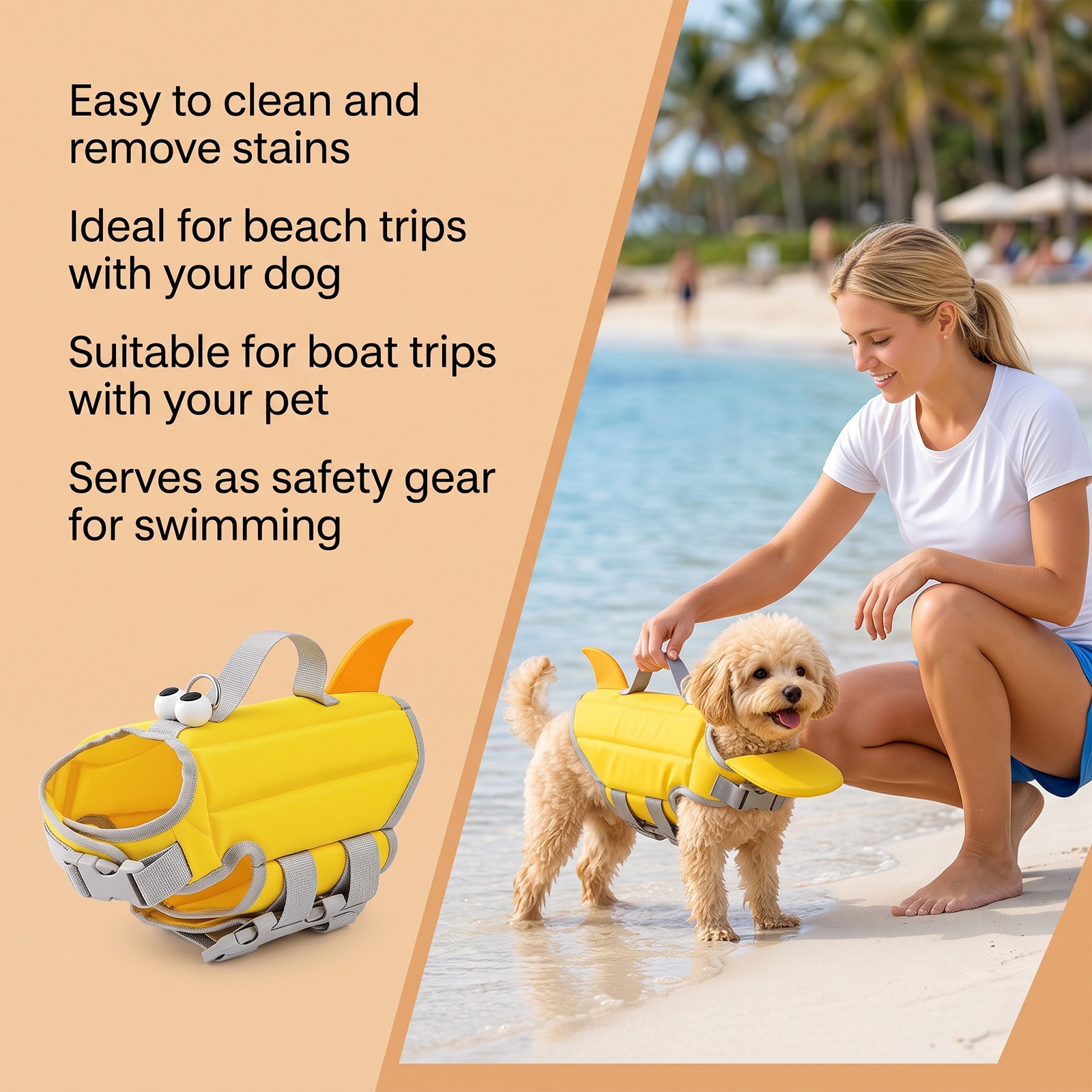 Dog Swimming Buoyancy Vest