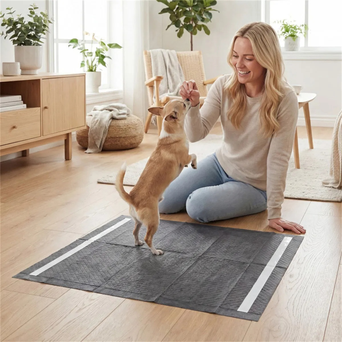 Charcoal 6-Layer Dog Training Pads image 5