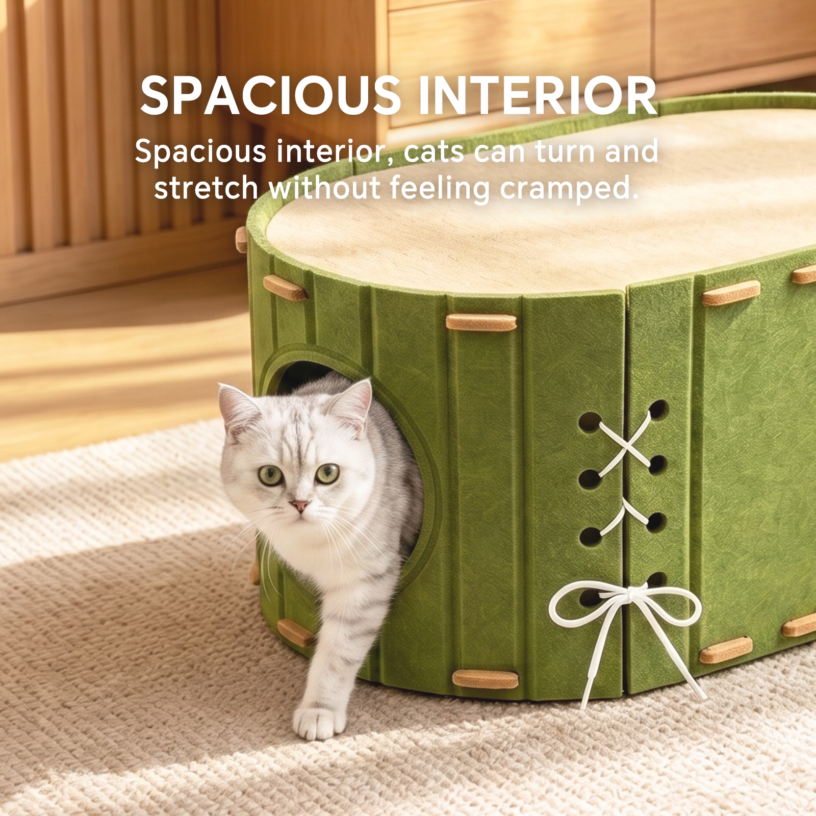 Green Single-layer Cat Toy image 8