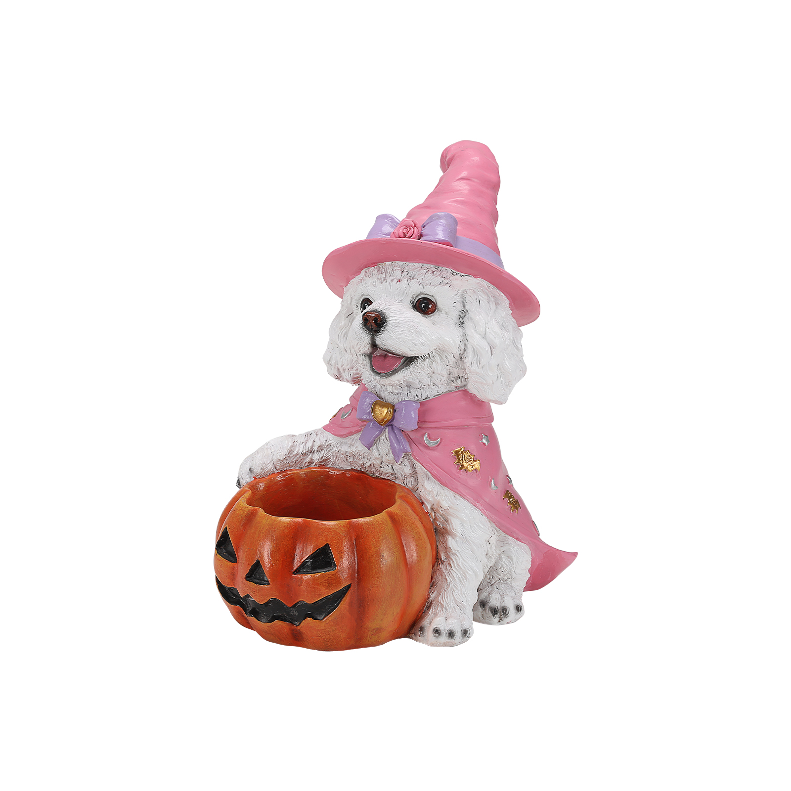 Halloween White Teddy Puppy Figurine image 5
