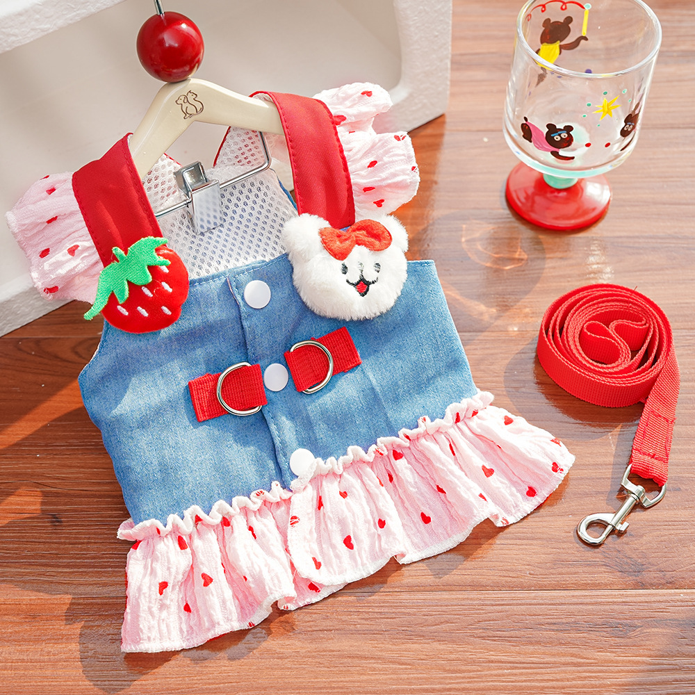 Harness Pet Dog And Cat Clothing