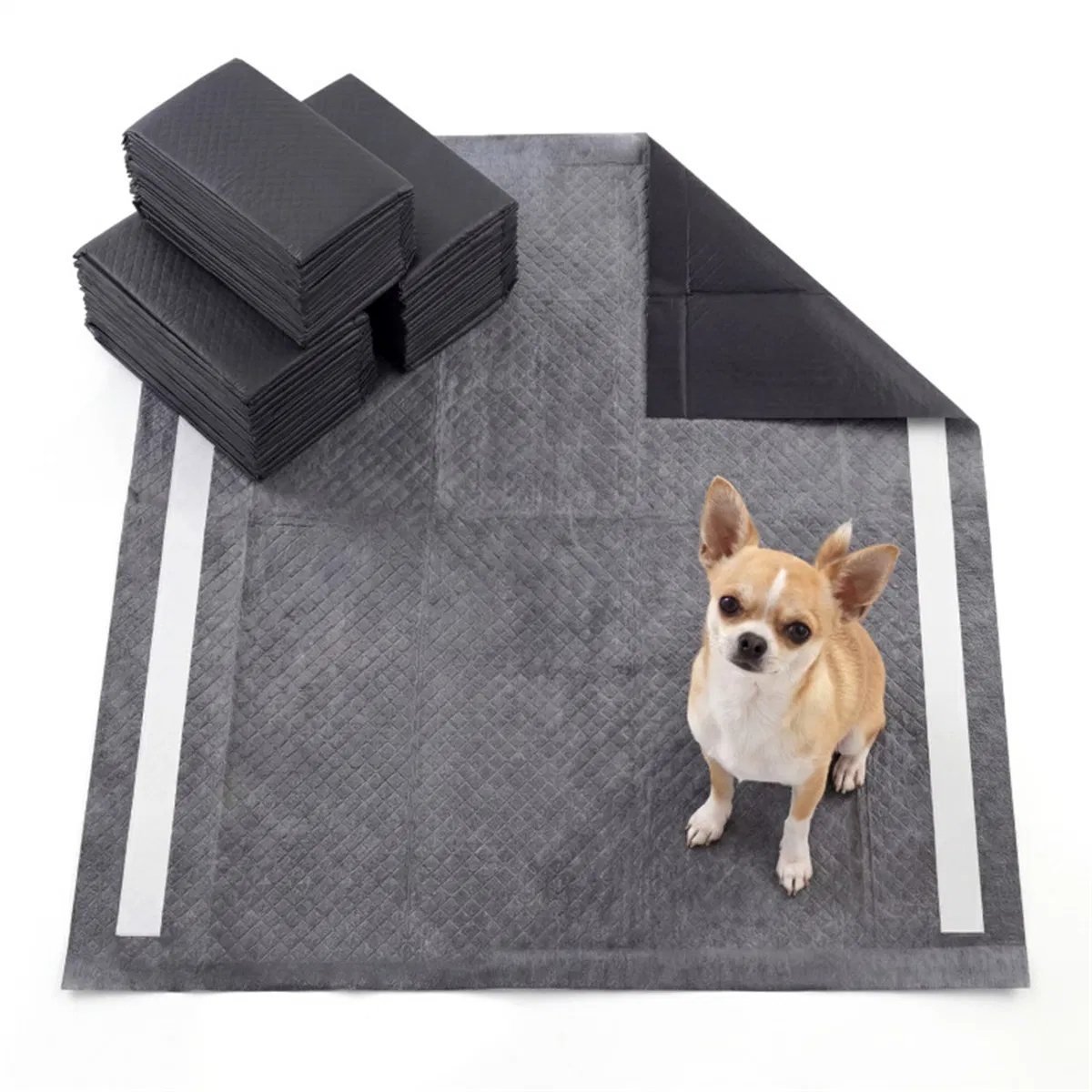 Charcoal 6-Layer Dog Training Pads