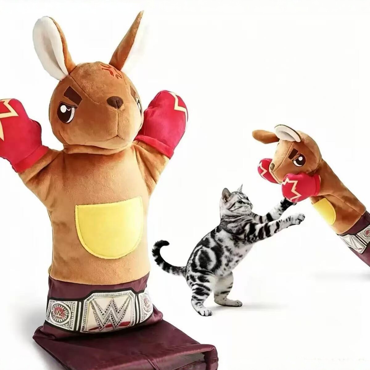 Kangaroo Shaped Catnip Wrestling Toy image 3