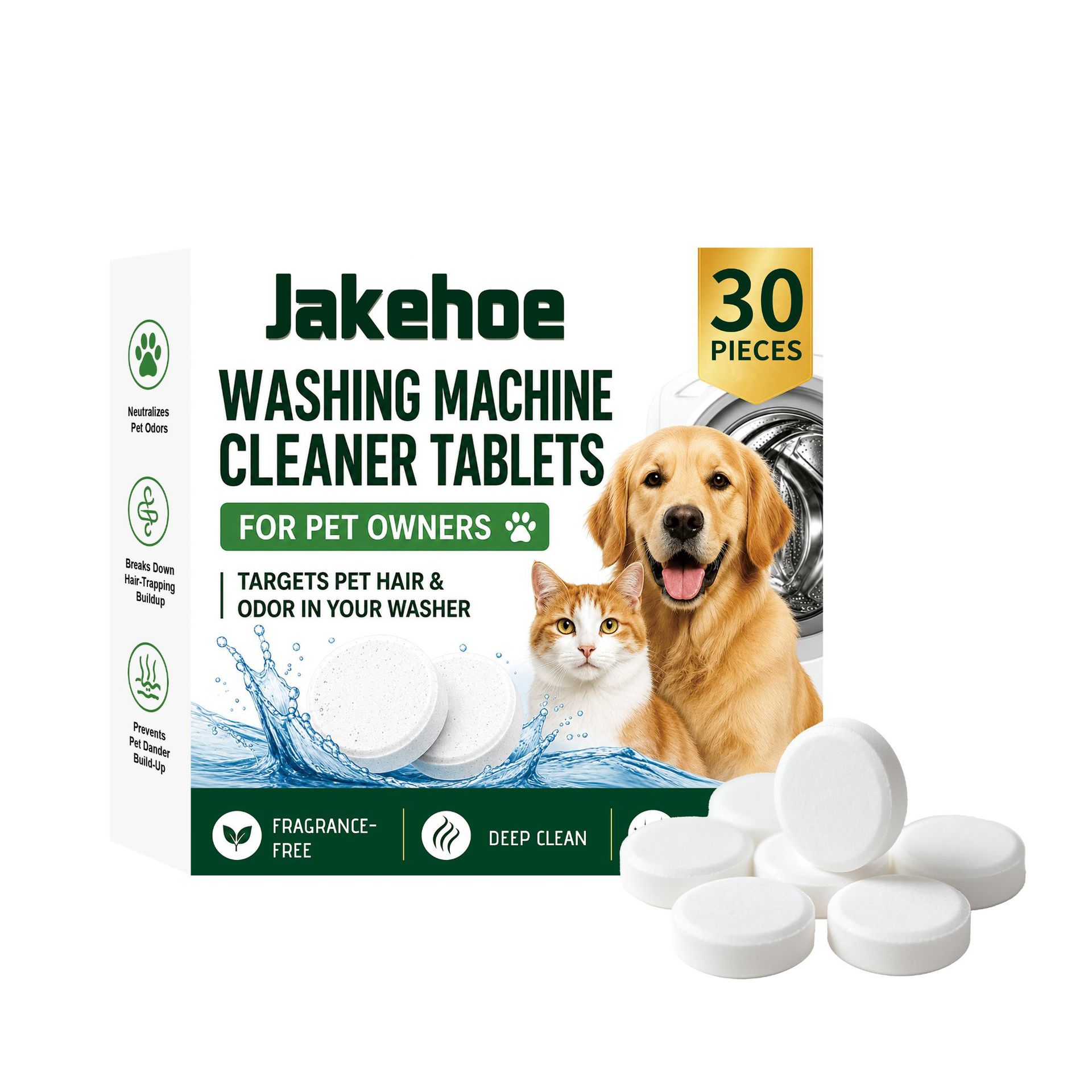 Pet Washing Machine Cleaning Tablets