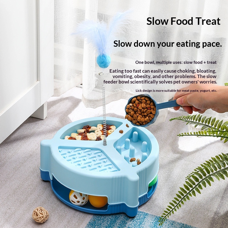 Interactive Slow Feeding Cat Bowl image 4