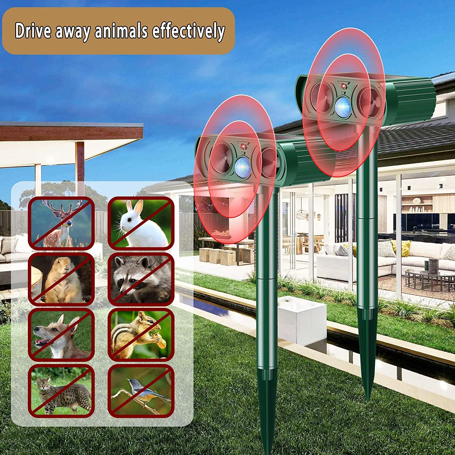 Solar Ultrasonic Animal Repellent image 7