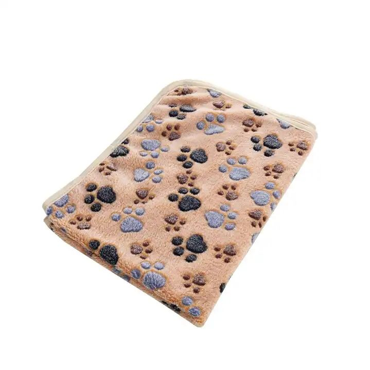 Soft Plush Paw Print Pet Blanket image 13
