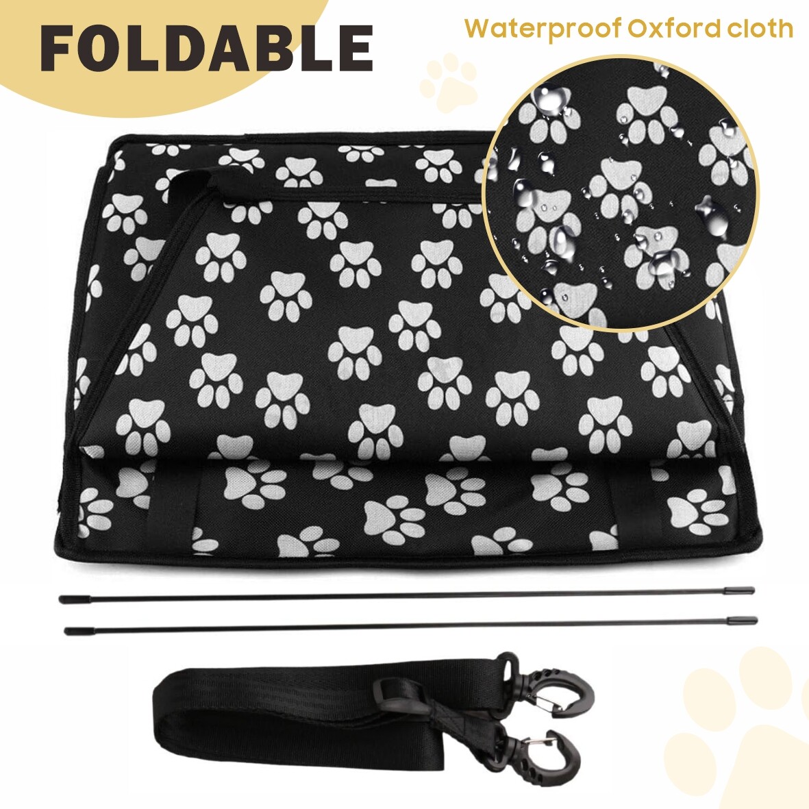 Portable Dog and Cat Travel Car Seat image 9