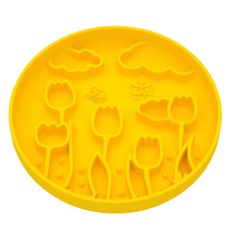 Tulip Silicone Slow-Feeding Mat with Suction Cup
