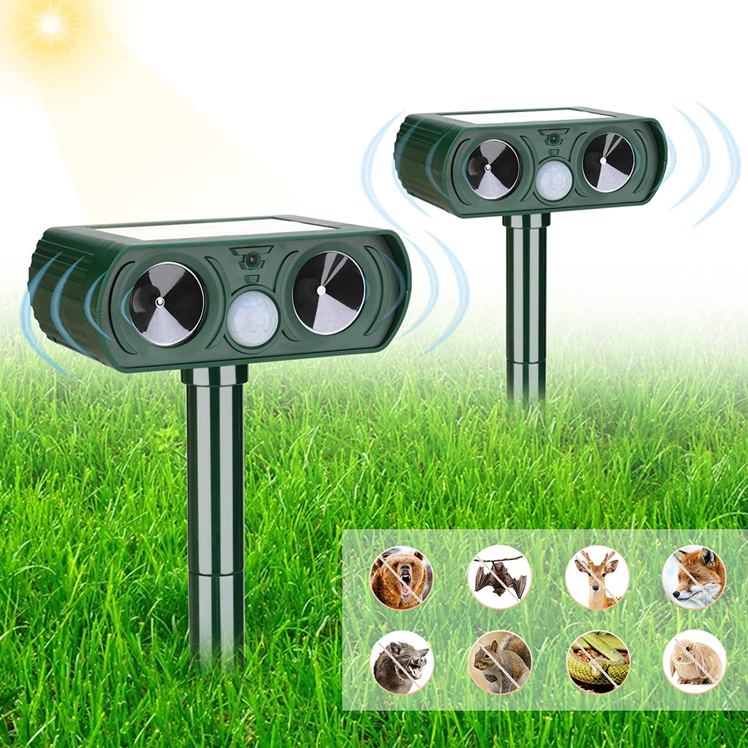 Solar Ultrasonic Animal Repellent image 10