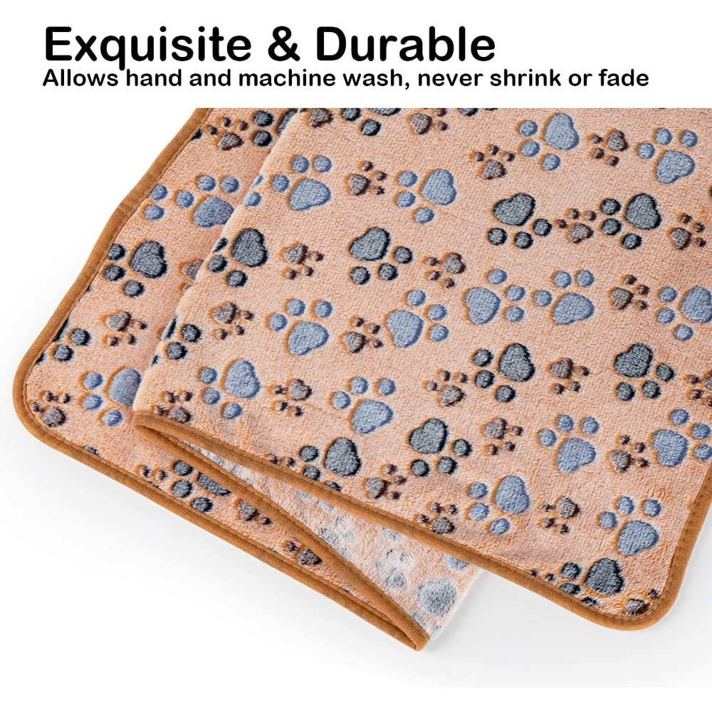 Soft Plush Paw Print Pet Blanket image 15