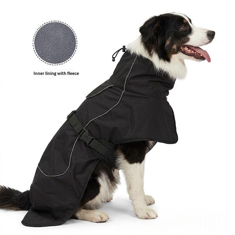 Pet Dog Clothing Winter Fleece-lined Warm Windbreaker image 2