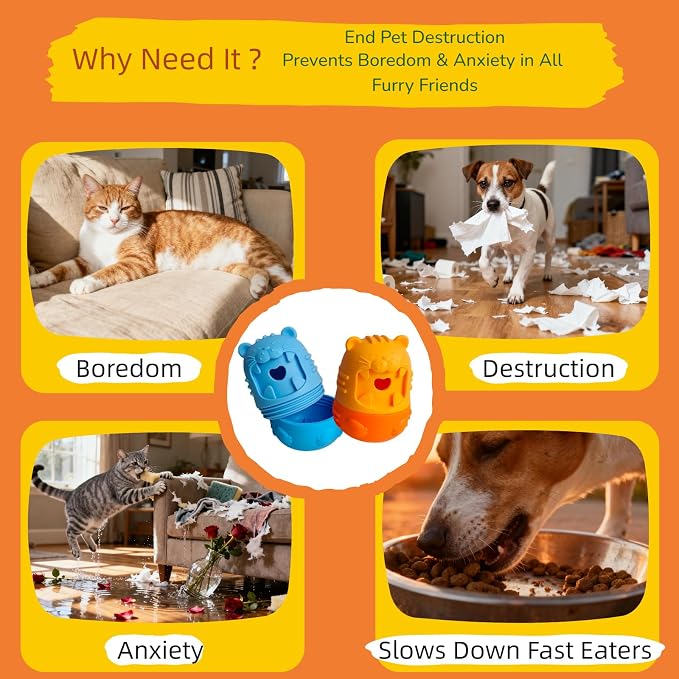 Interactive Treat Dispensing Snuffle Ball