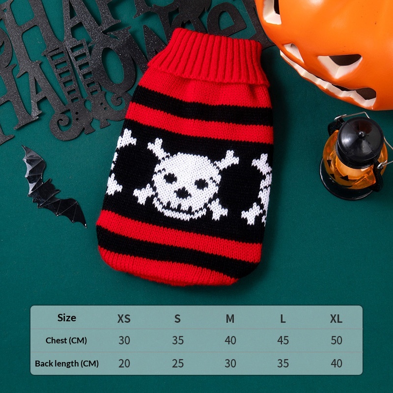 Santa Knitted Dog Sweater image 2