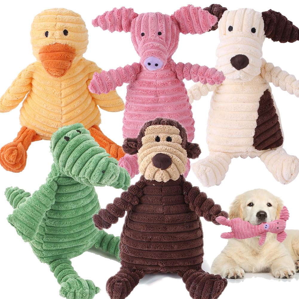 PlusPet Stuffed Squeaky Dog Toy Bundle image 14