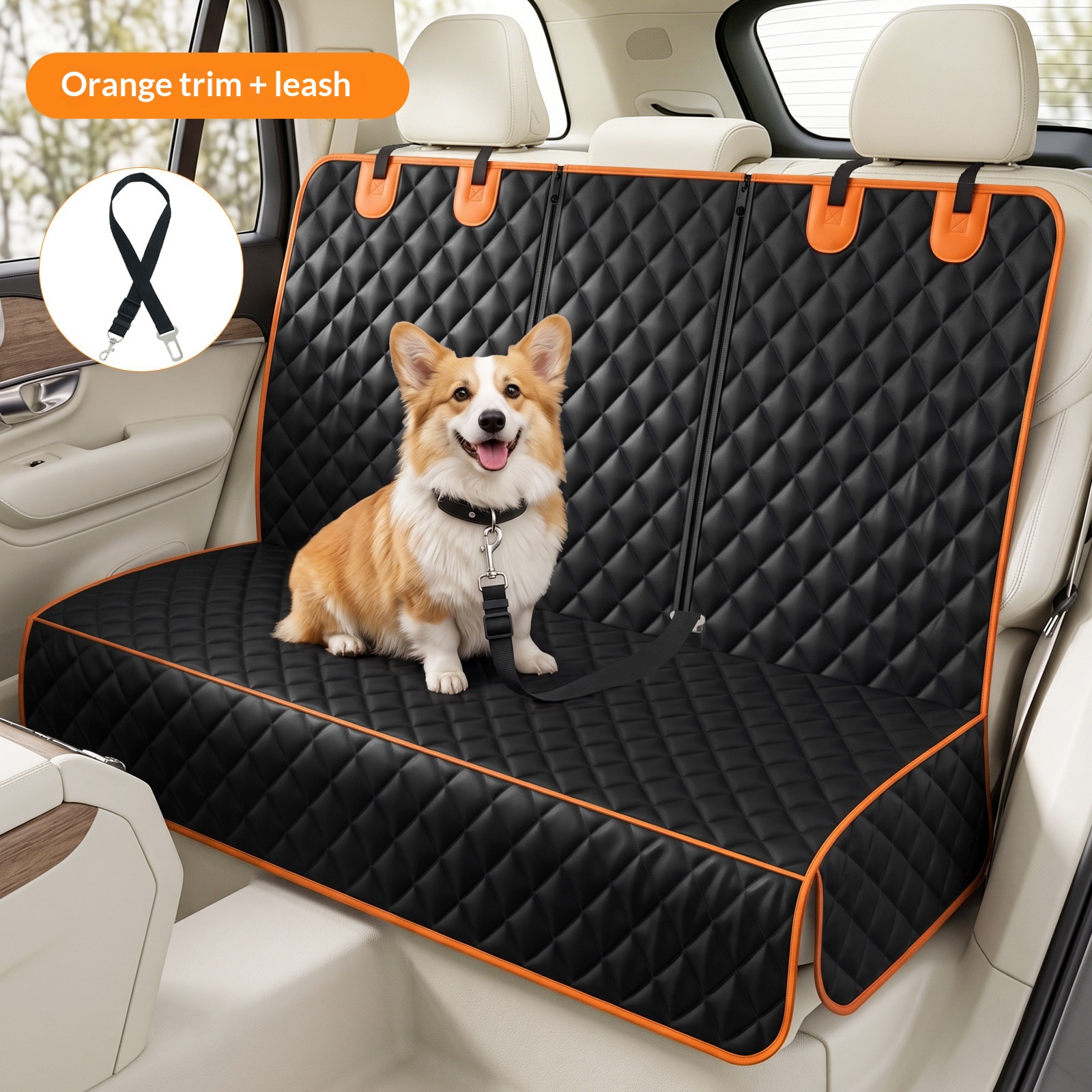 Rear-Seat Pet Dog Bed For Cars image 2