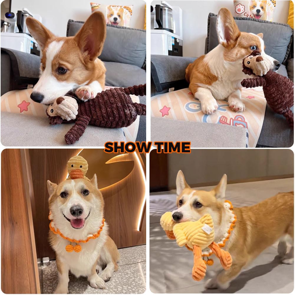 PlusPet Stuffed Squeaky Dog Toy Bundle image 9