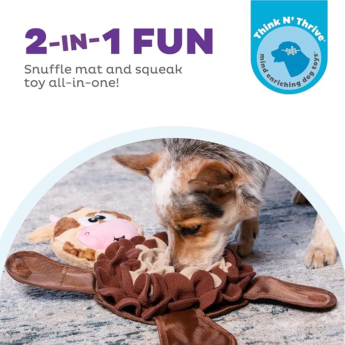 Cow Snuffle Pal Squeaky Dog Toy image 4