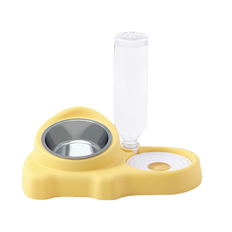 Cat Ceramic Double Automatic Water Fountain And Feeding Bowl image 6