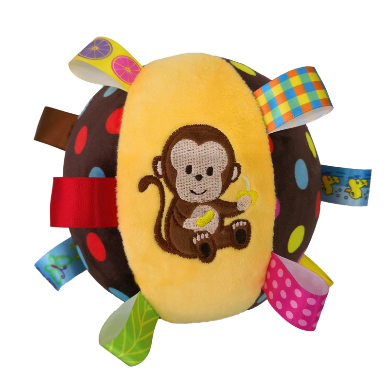 Colorful Squeaky Hanging Dog Training Toy, Squeaky Hanging Dog Toy, Dogs Ball With Ribbons And Bell, Pet Interactive Fetch Toys For Small Medium Dog Training Toy image 8