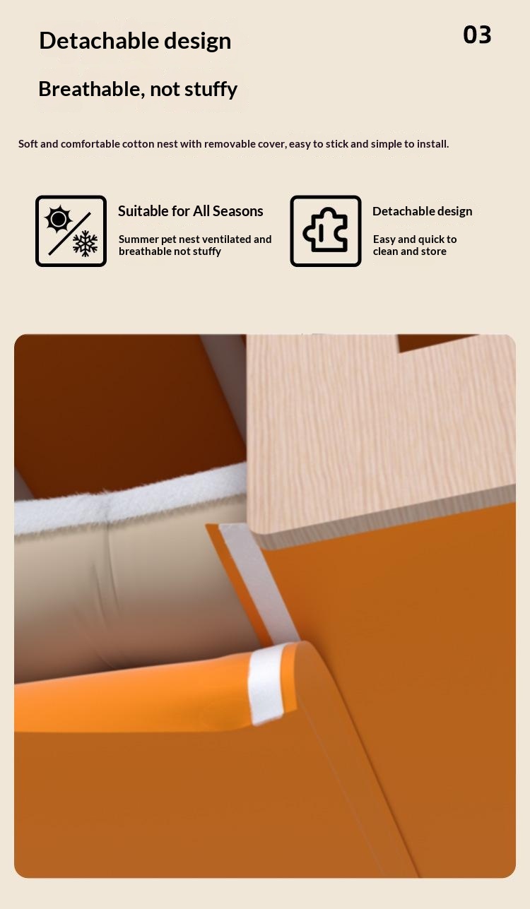 Eco Wood Solid Pet Bed image 8