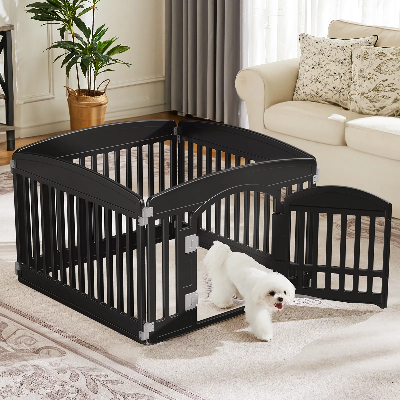 Portable Indoor and Outdoor Dog Playpen image 2