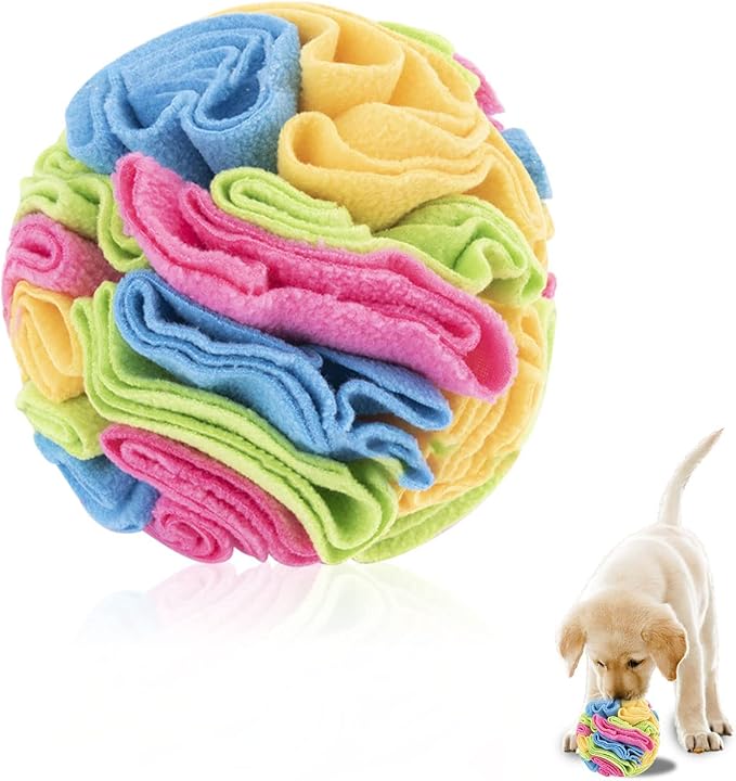 Plush Snuffle Ball Dog Puzzle Toy image 4