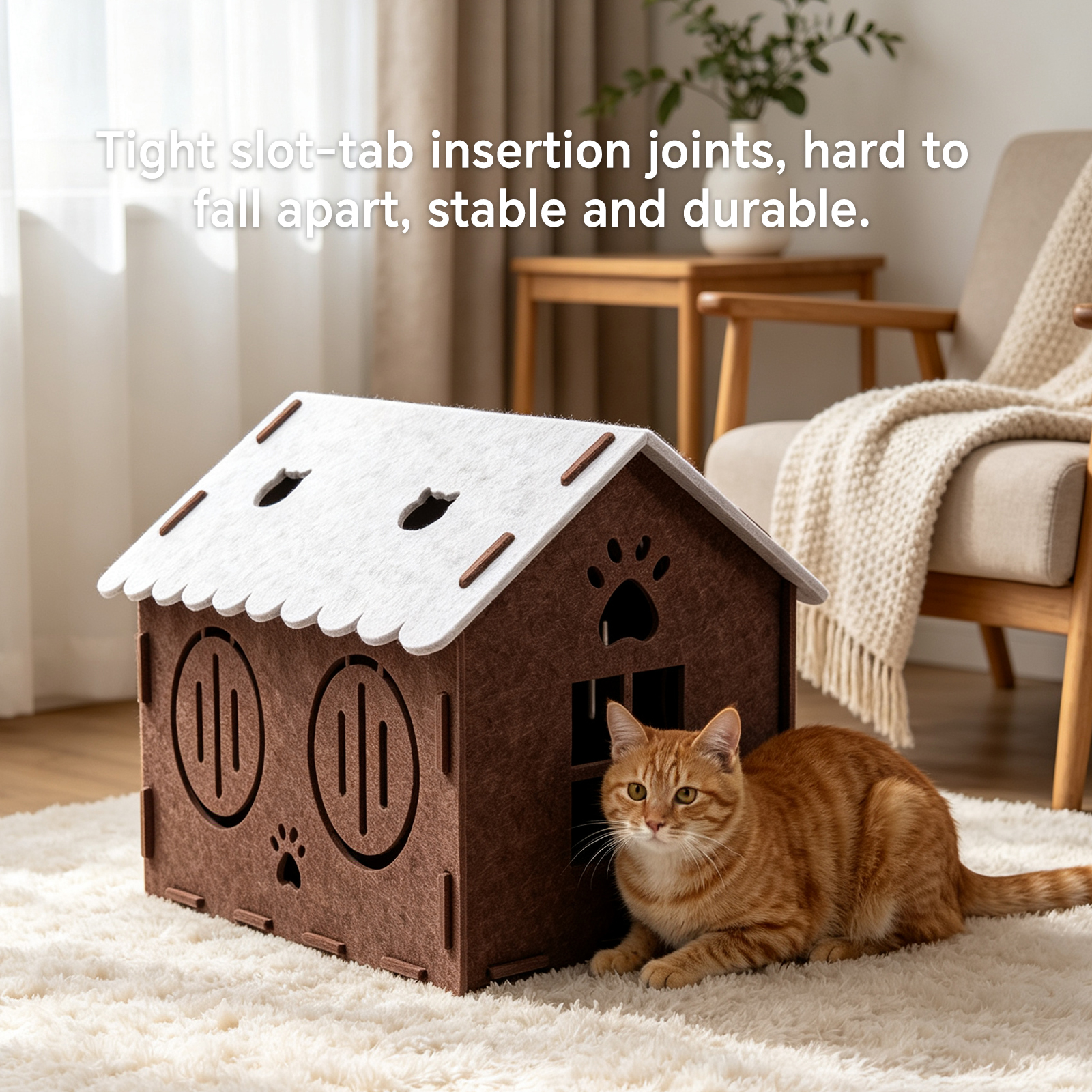 Tent-style House Cat Bed image 5