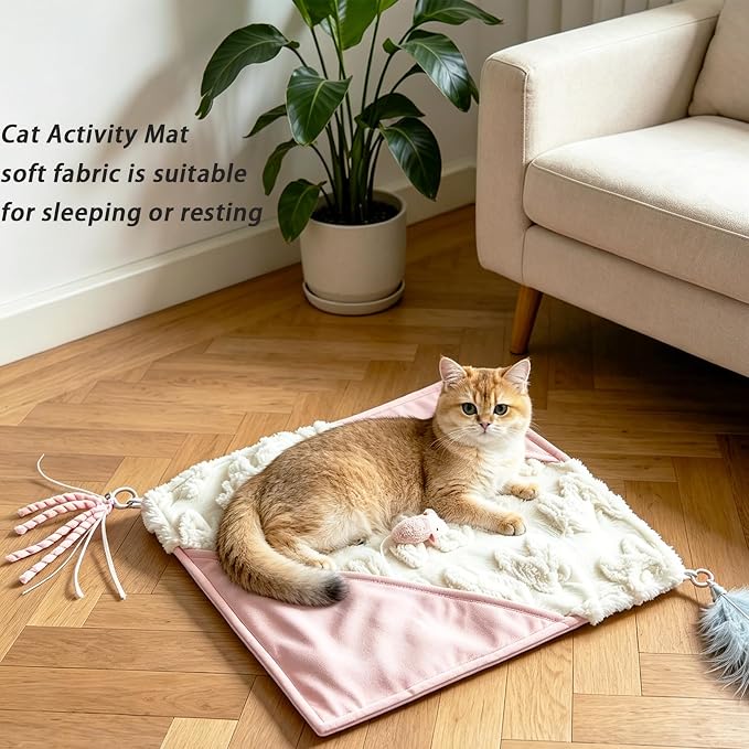 Crinkle Play Mat with Catnip image 3