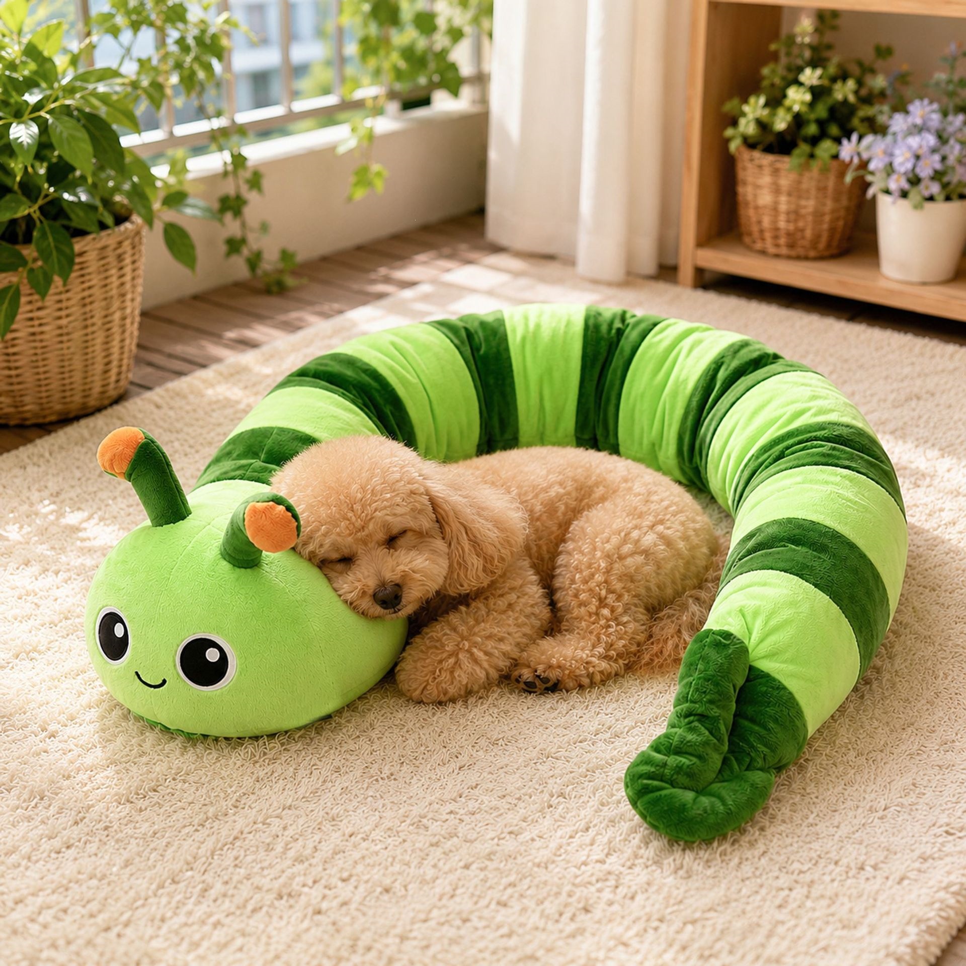 Caterpillar Dog Bed Pillow image 4