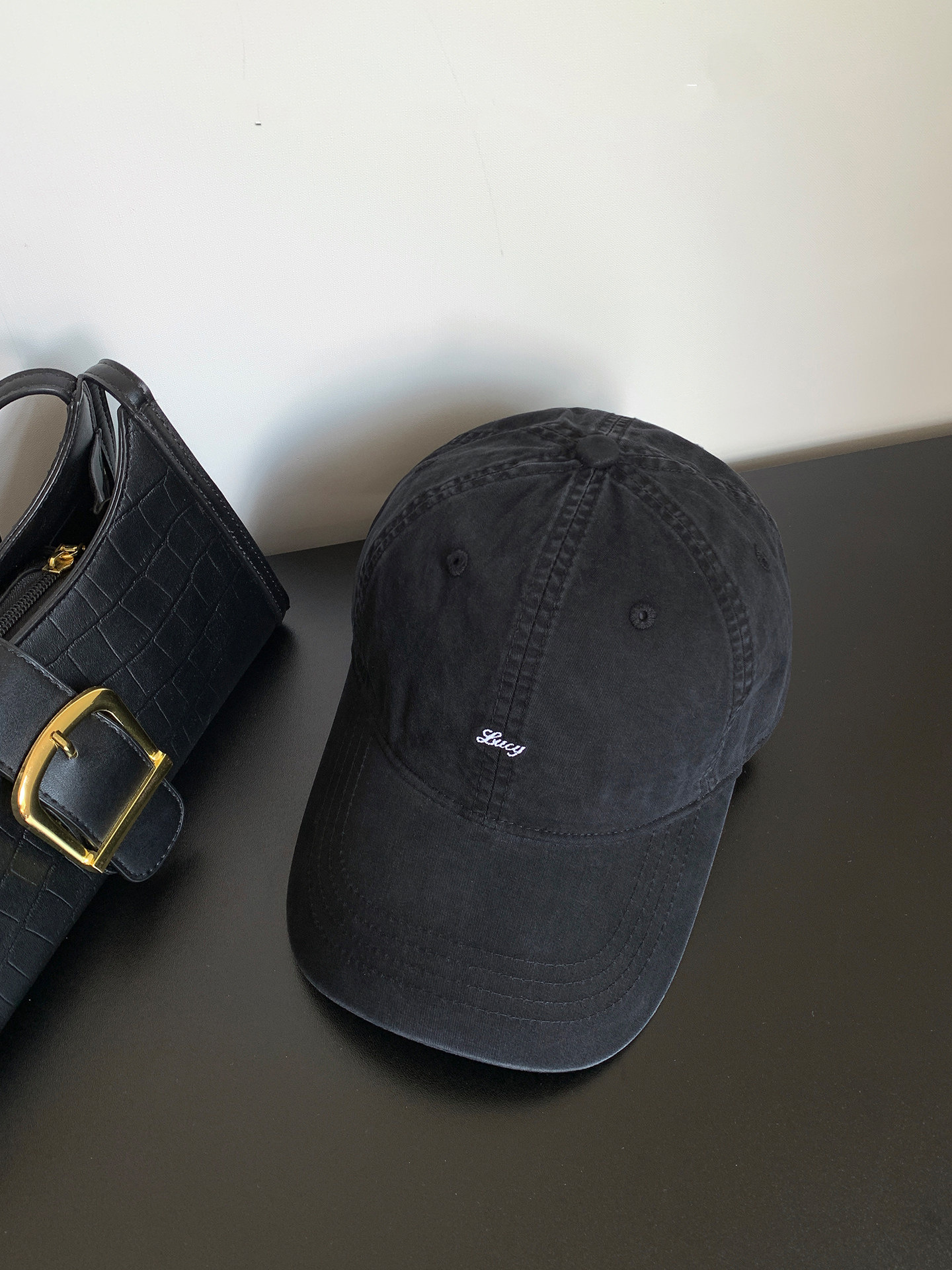 Water-washed Distressed Baseball Cap For Women image 8