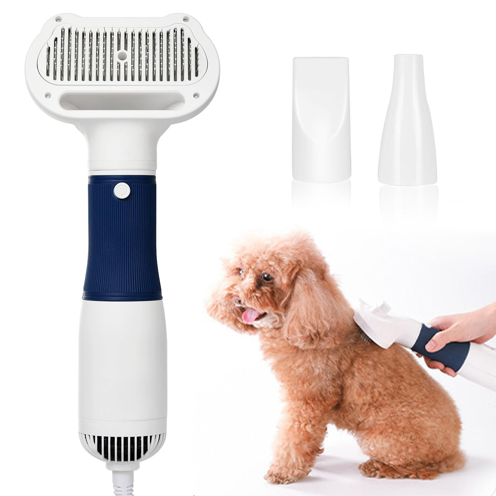 3-in-1 Pet Hair Dryer and Slicker Brush image 11